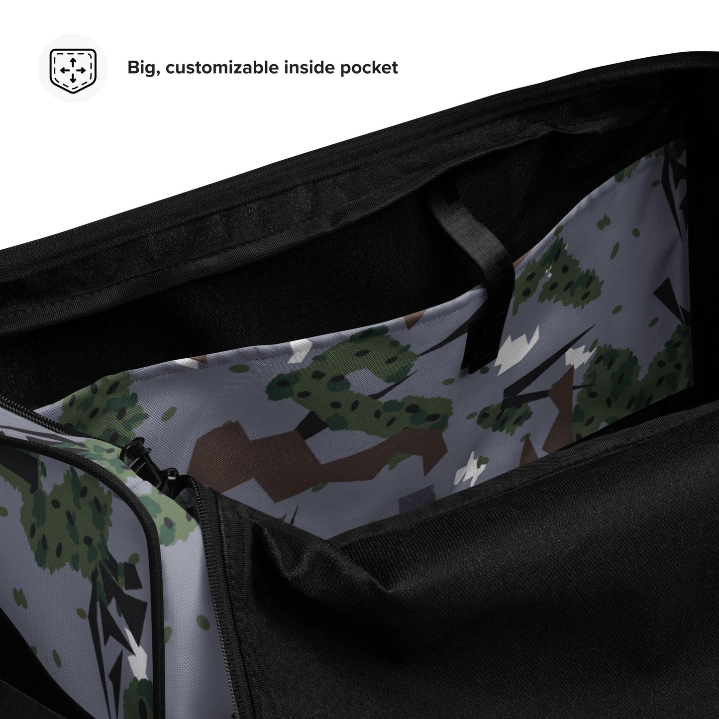 Serbian Montenegro Karst Mountain CAMO Duffle Bag