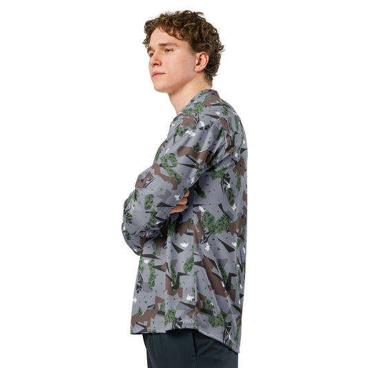 Serbian Montenegro Karst Mountain CAMO hockey fan jersey 2XS Hockey Jerseys