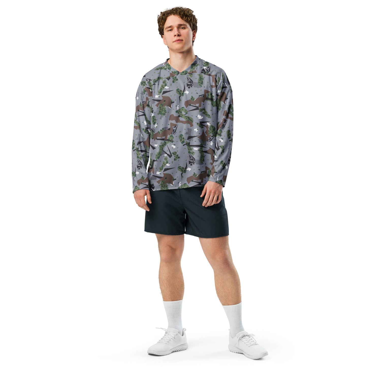 Serbian Montenegro Karst Mountain CAMO hockey fan jersey Hockey Jerseys