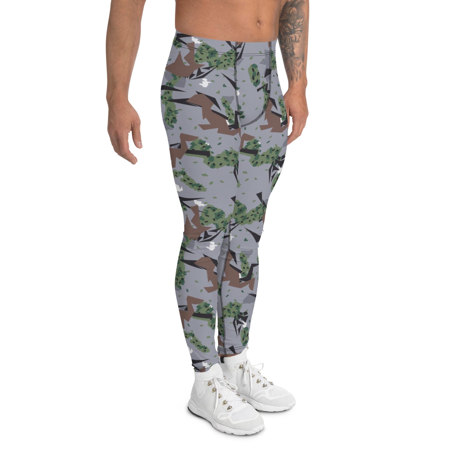 Serbian Montenegro Karst Mountain CAMO Mens Leggings