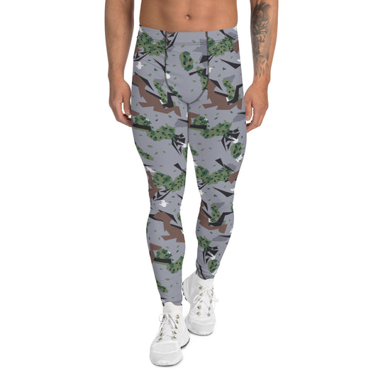 Serbian Montenegro Karst Mountain CAMO Mens Leggings - XS