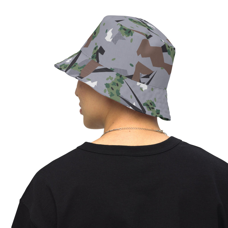 Karst Mountain Serbian Montenegro CAMO Reversible Bucket Hat - S/M - Head