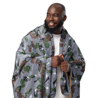 Serbian Montenegro Karst Mountain CAMO Sherpa blanket - Blanket