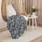 Karst Mountain Serbian Montenegro CAMO Sherpa Blanket