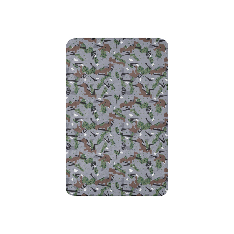 Karst Mountain Serbian Montenegro CAMO Sherpa Blanket