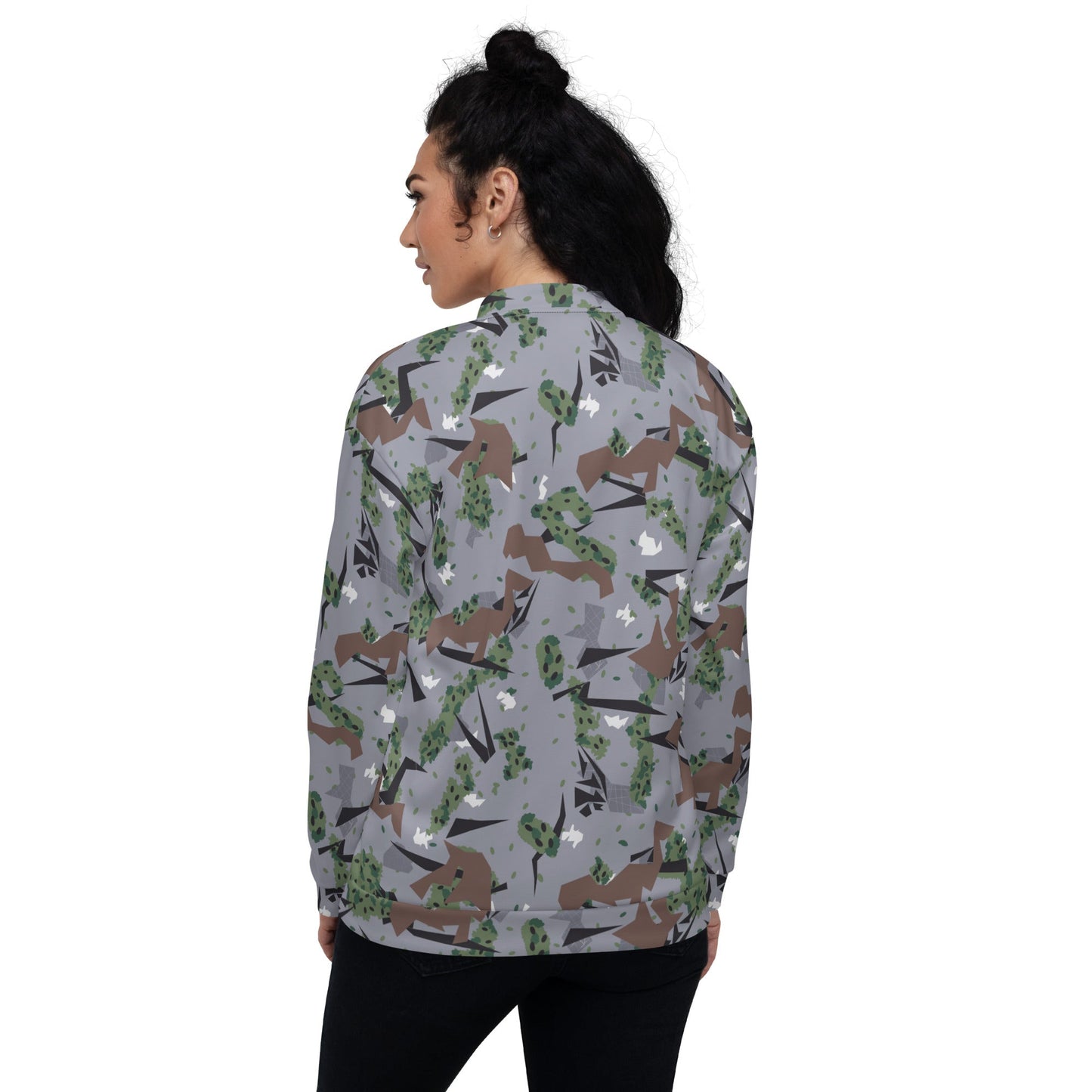 Serbian Montenegro Karst Mountain CAMO Unisex Bomber Jacket - Jackets