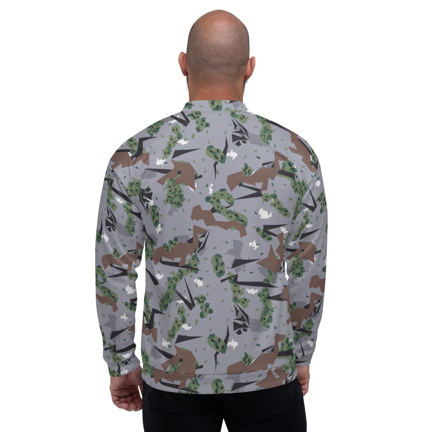 Serbian Montenegro Karst Mountain CAMO Unisex Bomber Jacket - Jackets