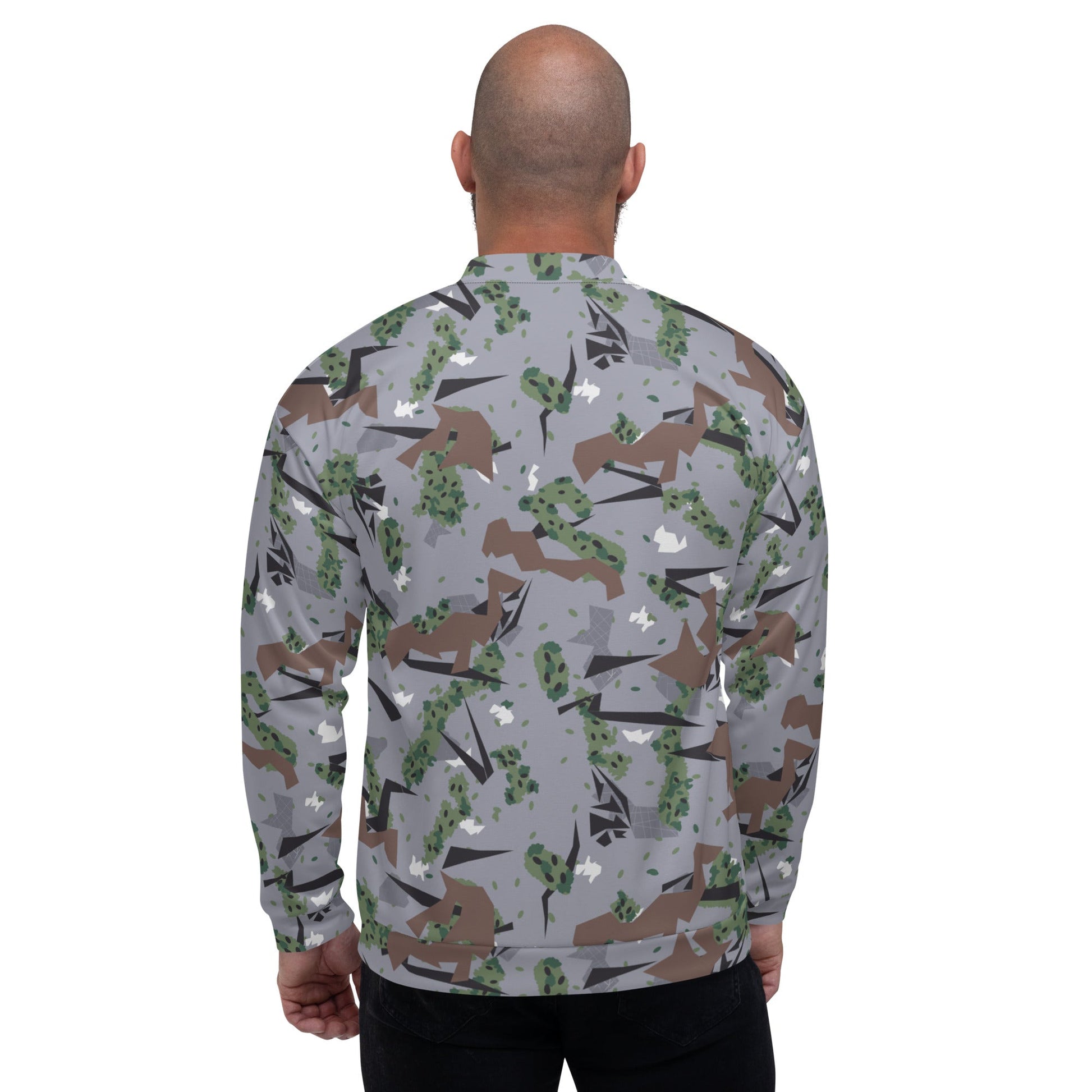 Serbian Montenegro Karst Mountain CAMO Unisex Bomber Jacket - Jackets