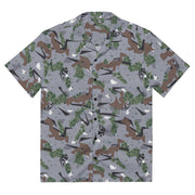 Karst Mountain Serbian Montenegro CAMO Unisex Short-Sleeve Button Shirt - 2XS - Button-Up