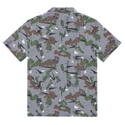 Karst Mountain Serbian Montenegro CAMO Unisex Short-Sleeve Button Shirt - Button-Up