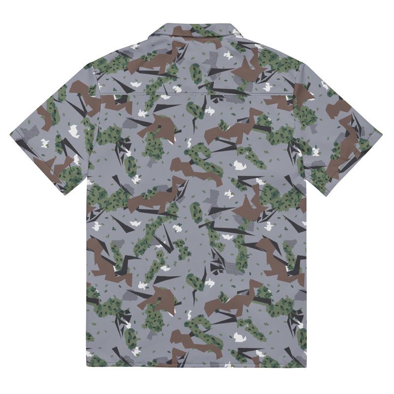Karst Mountain Serbian Montenegro CAMO Unisex Short-Sleeve Button Shirt - Button-Up