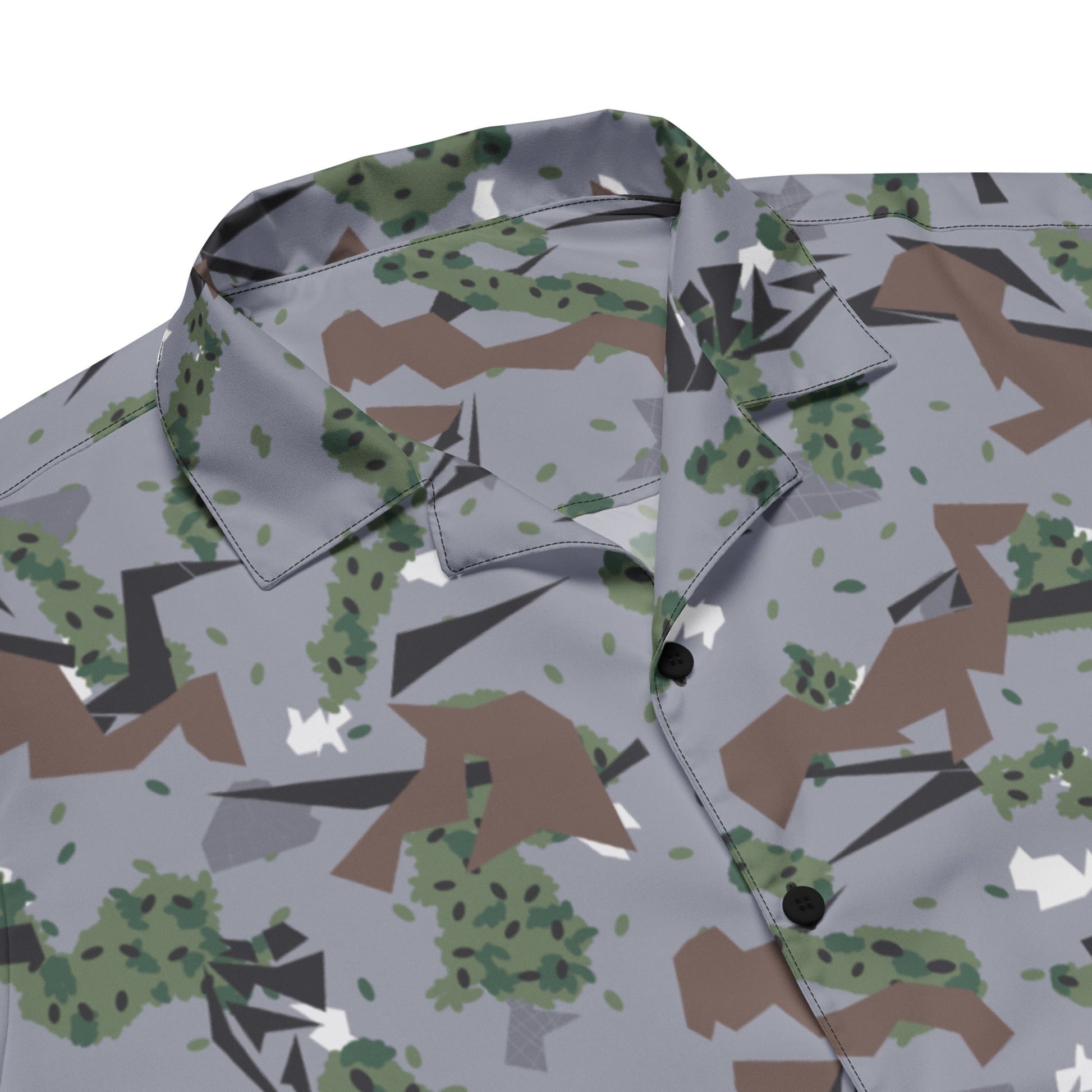 Serbian Montenegro Karst Mountain CAMO Unisex button shirt Button Shirts