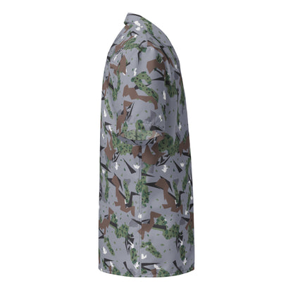 Serbian Montenegro Karst Mountain CAMO Unisex button shirt Button Shirts