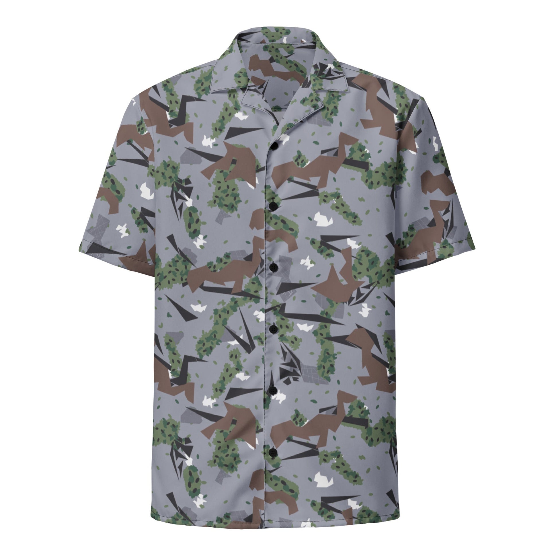 Serbian Montenegro Karst Mountain CAMO Unisex button shirt Button Shirts