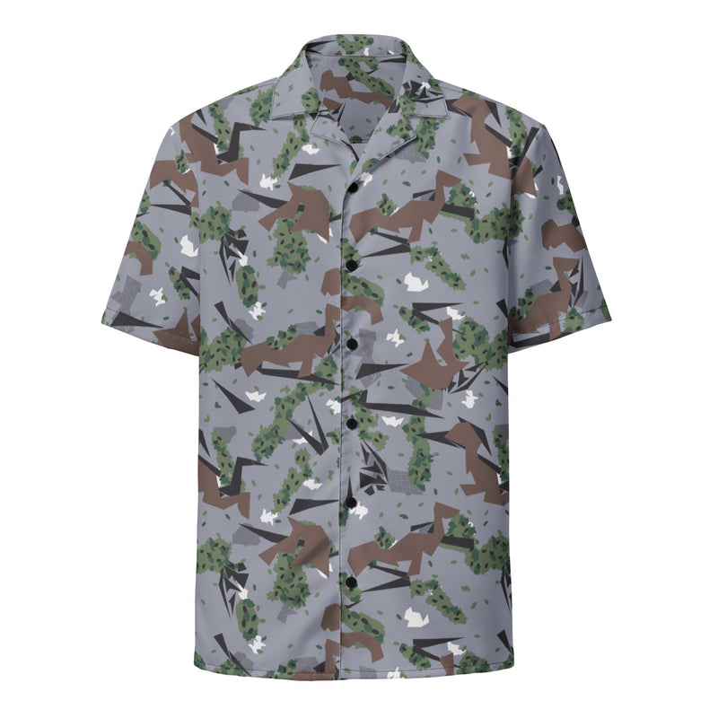 Karst Mountain Serbian Montenegro CAMO Unisex Short-Sleeve Button Shirt - Button-Up