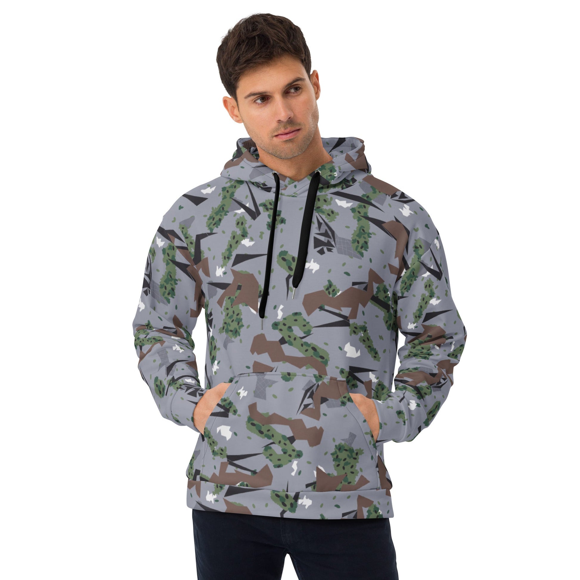 Serbian Montenegro Karst Mountain CAMO Unisex Hoodie - 2XS - Hoodies