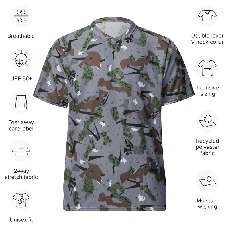 Karst Mountain Serbian Montenegro CAMO Unisex Sports Jersey