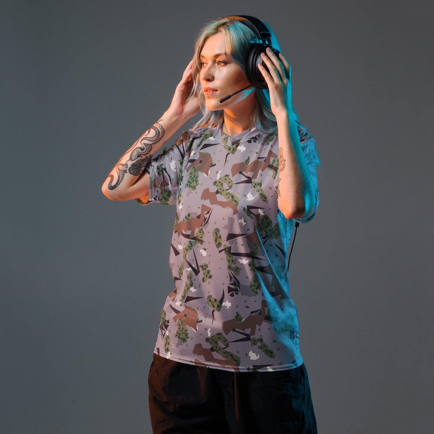 Serbian Montenegro Karst Mountain CAMO unisex sports jersey Sports Jerseys