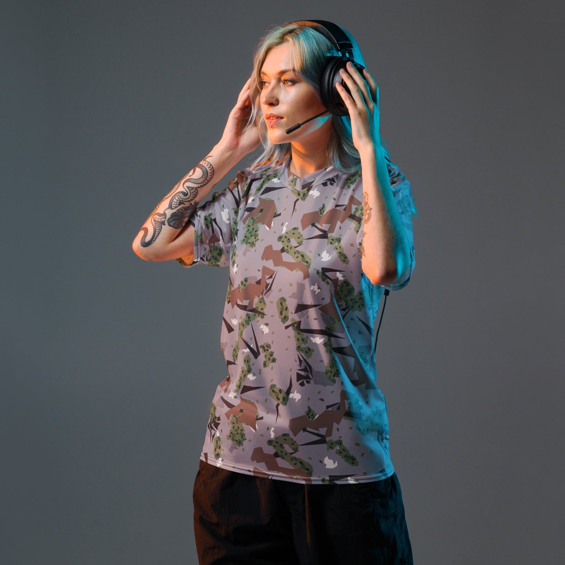 Serbian Montenegro Karst Mountain CAMO unisex sports jersey Sports Jerseys