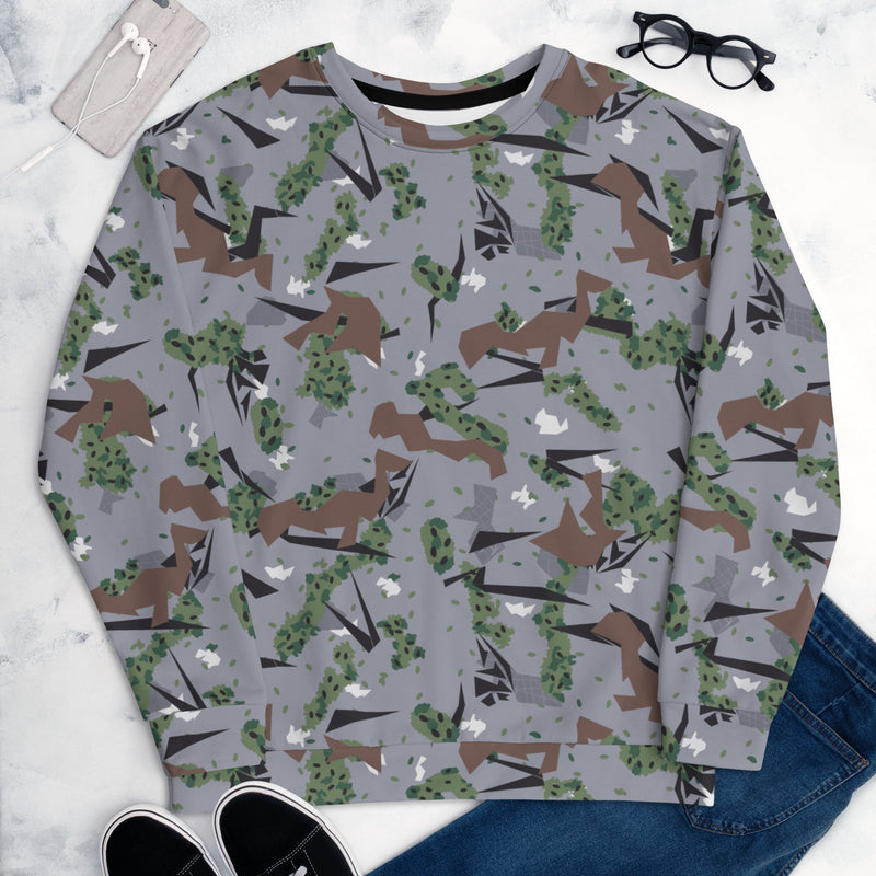 Karst Mountain Serbian Montenegro CAMO Unisex Sweatshirt