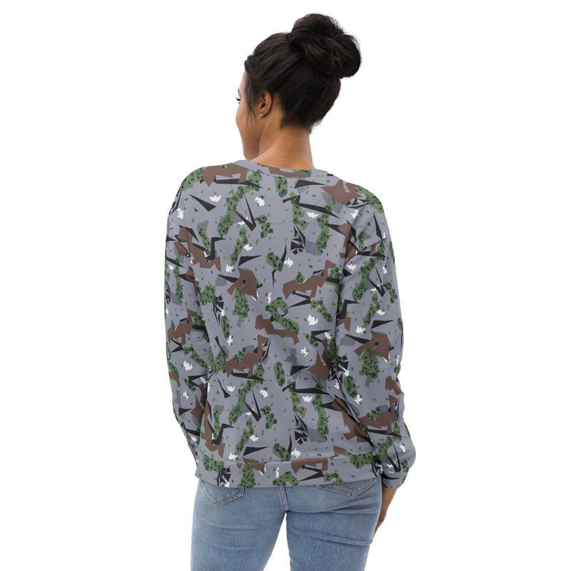 Karst Mountain Serbian Montenegro CAMO Unisex Sweatshirt