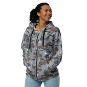 Karst Mountain Serbian Montenegro CAMO Unisex Zip Hoodie