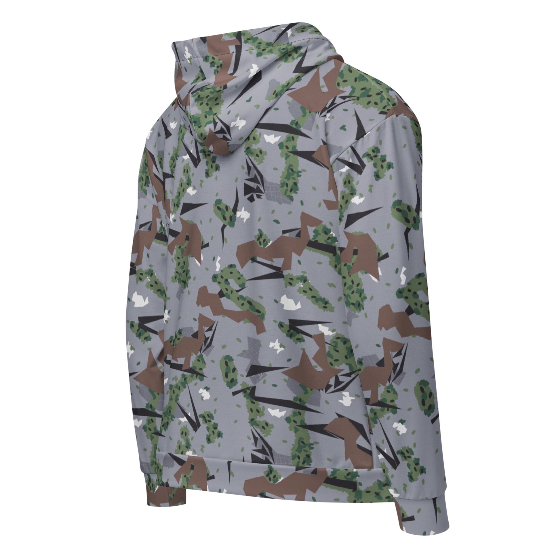 Serbian Montenegro Karst Mountain CAMO Unisex zip hoodie Zip Hoodies