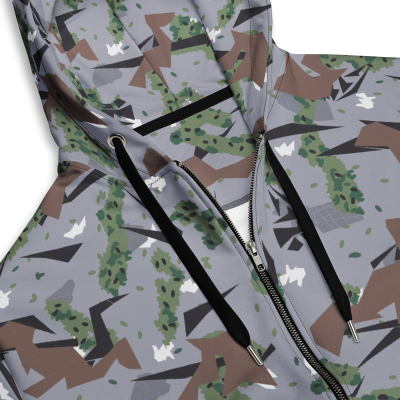 Karst Mountain Serbian Montenegro CAMO Unisex Zip Hoodie