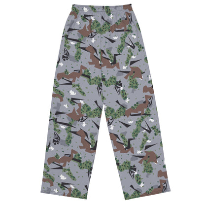 Serbian Montenegro Karst Mountain CAMO wide leg pants Wide Pants