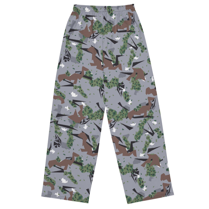 Karst Mountain Serbian Montenegro CAMO Unisex Wide-Leg Leisure Pants - Pant