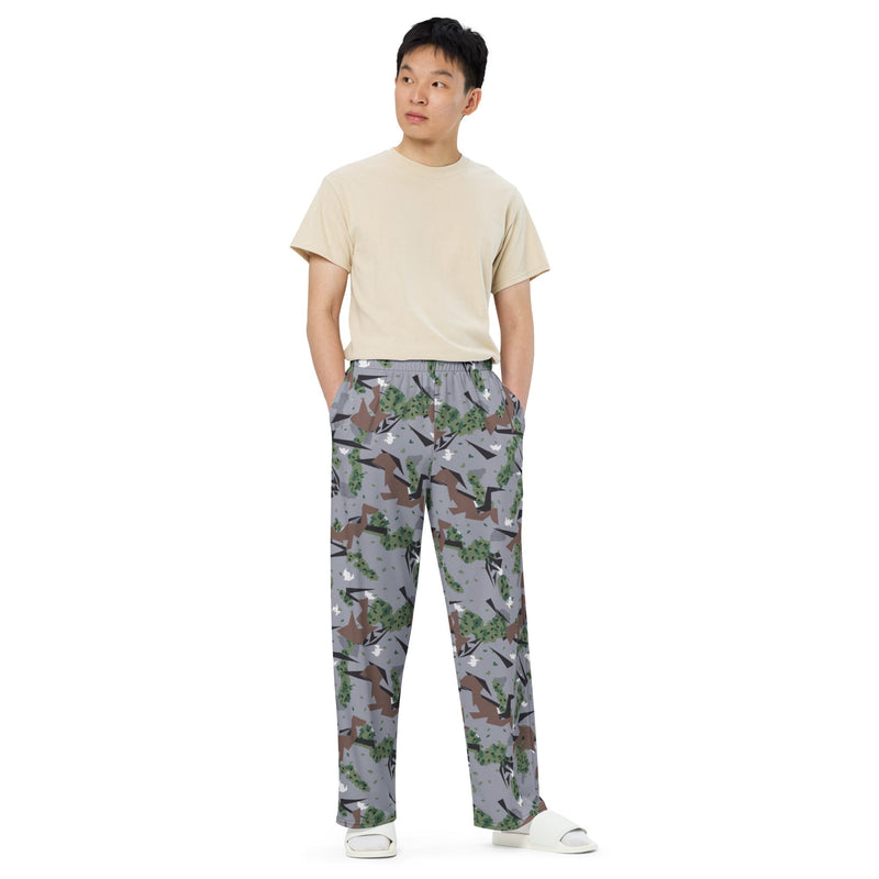 Karst Mountain Serbian Montenegro CAMO Unisex Wide-Leg Leisure Pants - Pant