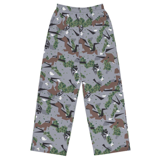 Serbian Montenegro Karst CAMO wide-leg pants - 2XS