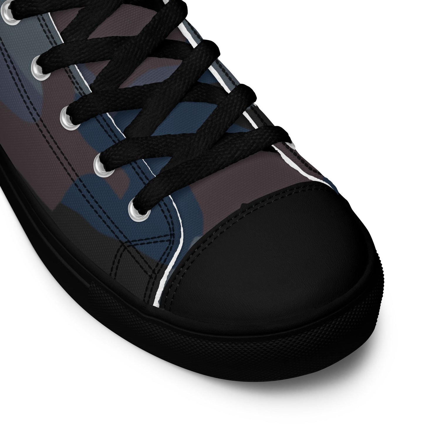 Serbian Oak Leaf Urban CAMO Mens High-Top Canvas Shoes