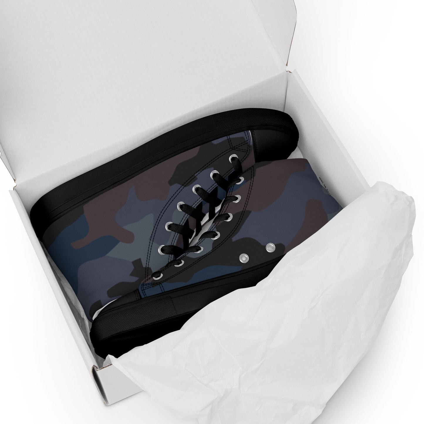 Serbian Oak Leaf Urban CAMO Mens High-Top Canvas Shoes