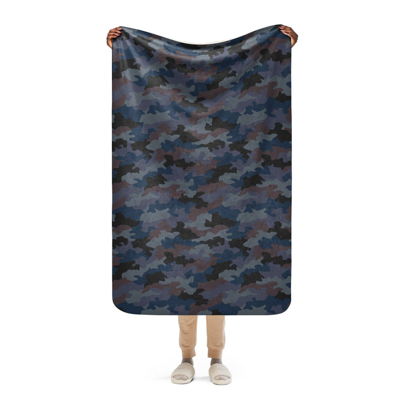 Oak Leaf Serbian Urban CAMO Sherpa Blanket - 37″×57″