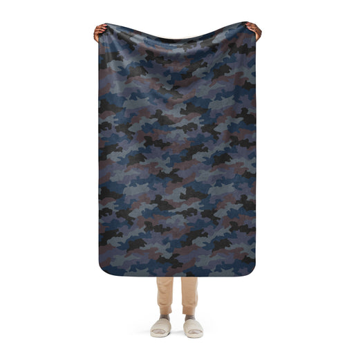 Oak Leaf Serbian Urban CAMO Sherpa Blanket - 37″×57″