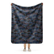 Oak Leaf Serbian Urban CAMO Sherpa Blanket - 50″×60″
