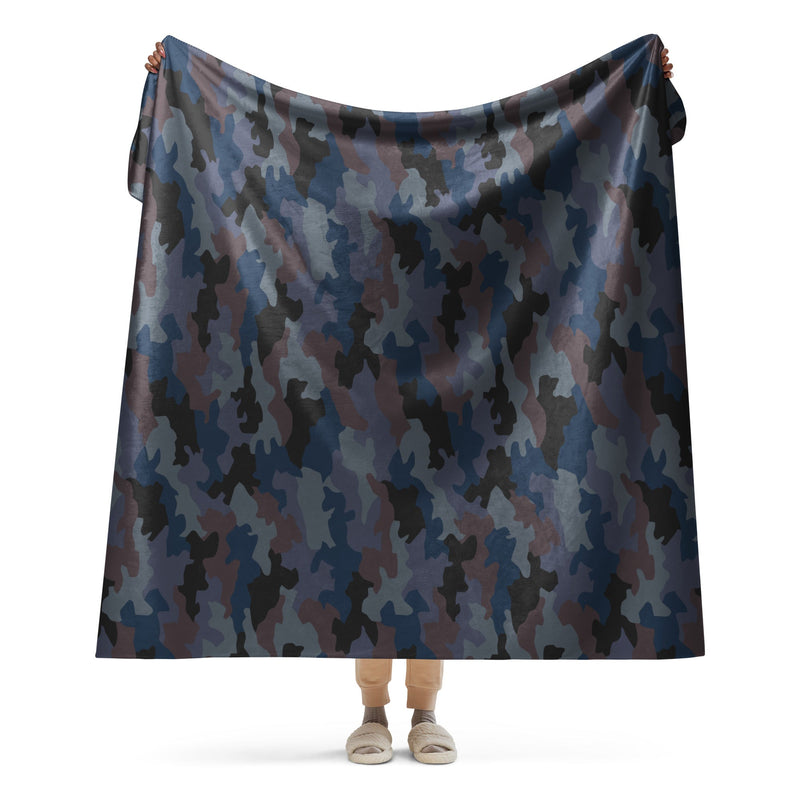 Oak Leaf Serbian Urban CAMO Sherpa Blanket - 60″×80″