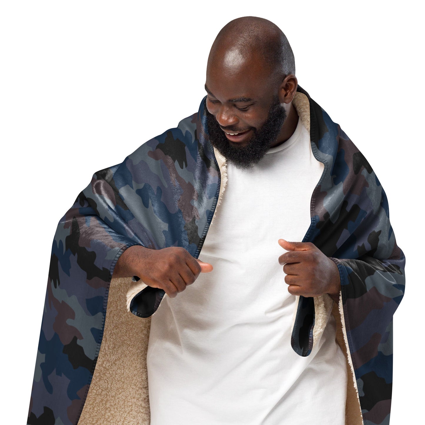 Serbian Oak Leaf Urban CAMO Sherpa Blanket