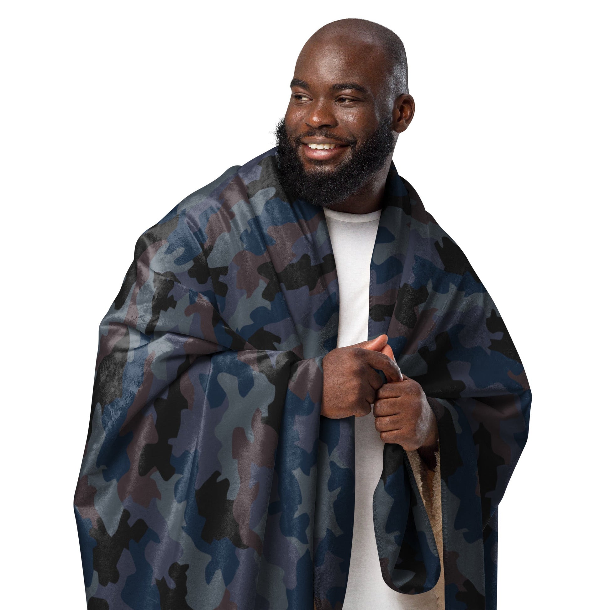 Serbian Oak Leaf Urban CAMO Sherpa Blanket