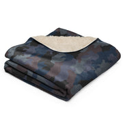 Oak Leaf Serbian Urban CAMO Sherpa Blanket