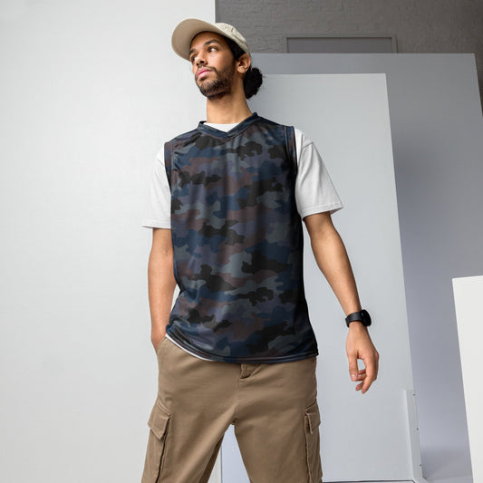 Serbian Oak Leaf Urban CAMO Unisex Basketball Jersey - 2XS