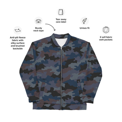 Serbian Oak Leaf Urban CAMO Unisex Bomber Jacket