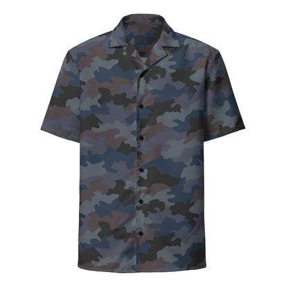 Serbian Oak Leaf Urban CAMO Unisex Short-Sleeve Button Shirt