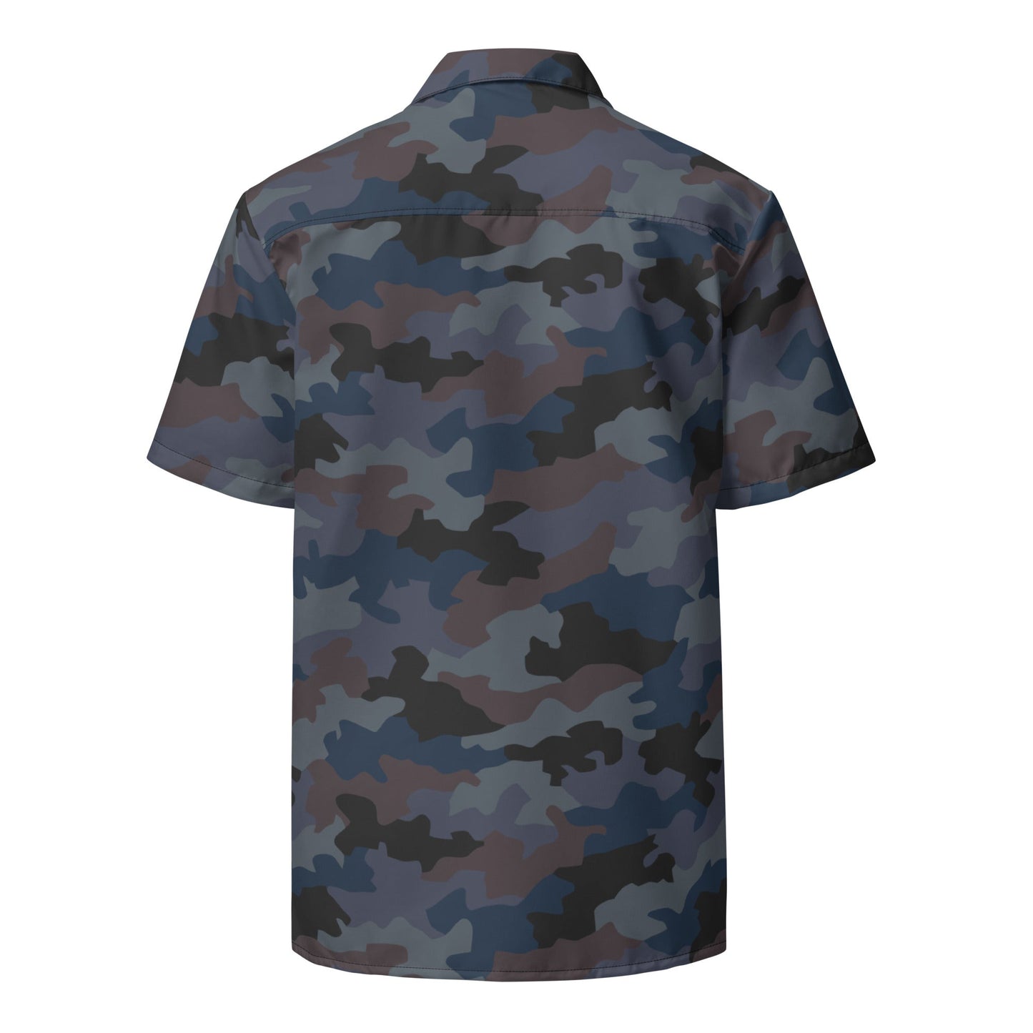 Serbian Oak Leaf Urban CAMO Unisex Short-Sleeve Button Shirt