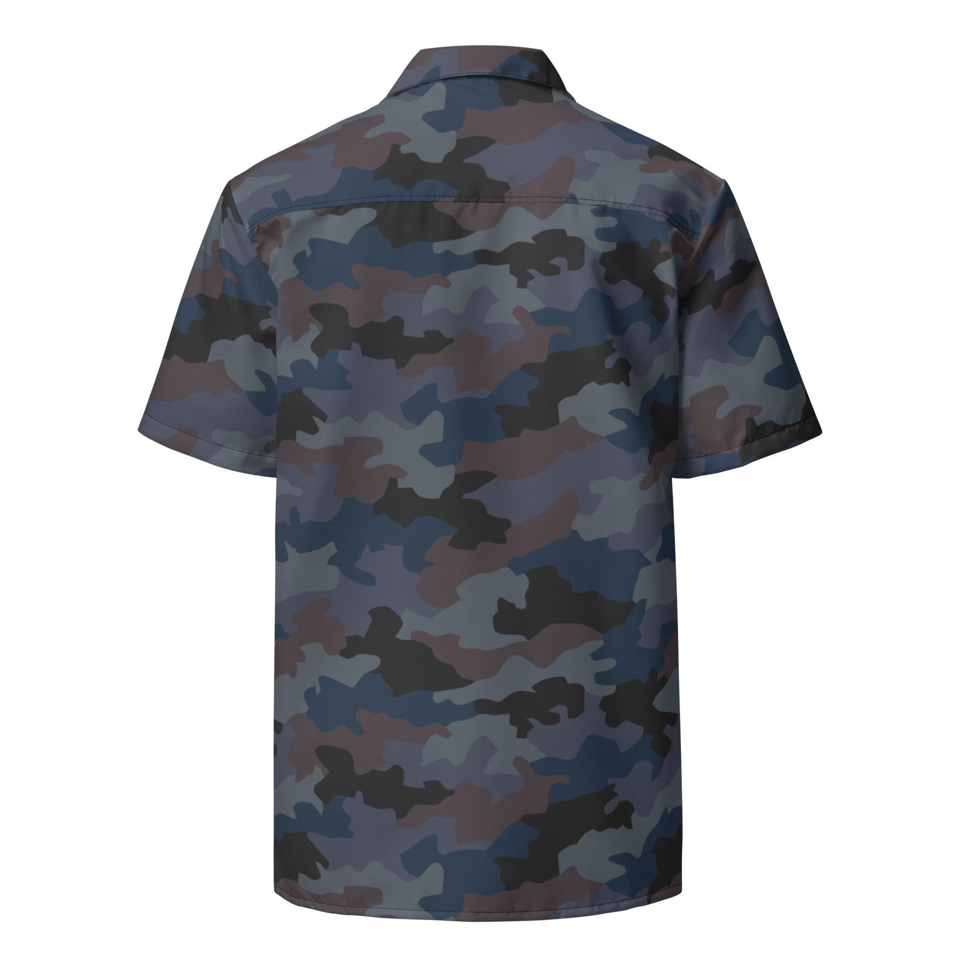 Serbian Oak Leaf Urban CAMO Unisex Short-Sleeve Button Shirt