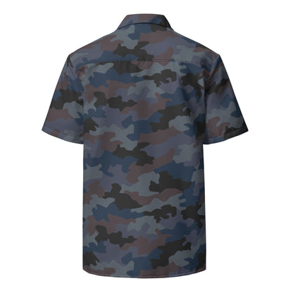Serbian Oak Leaf Urban CAMO Unisex Short-Sleeve Button Shirt