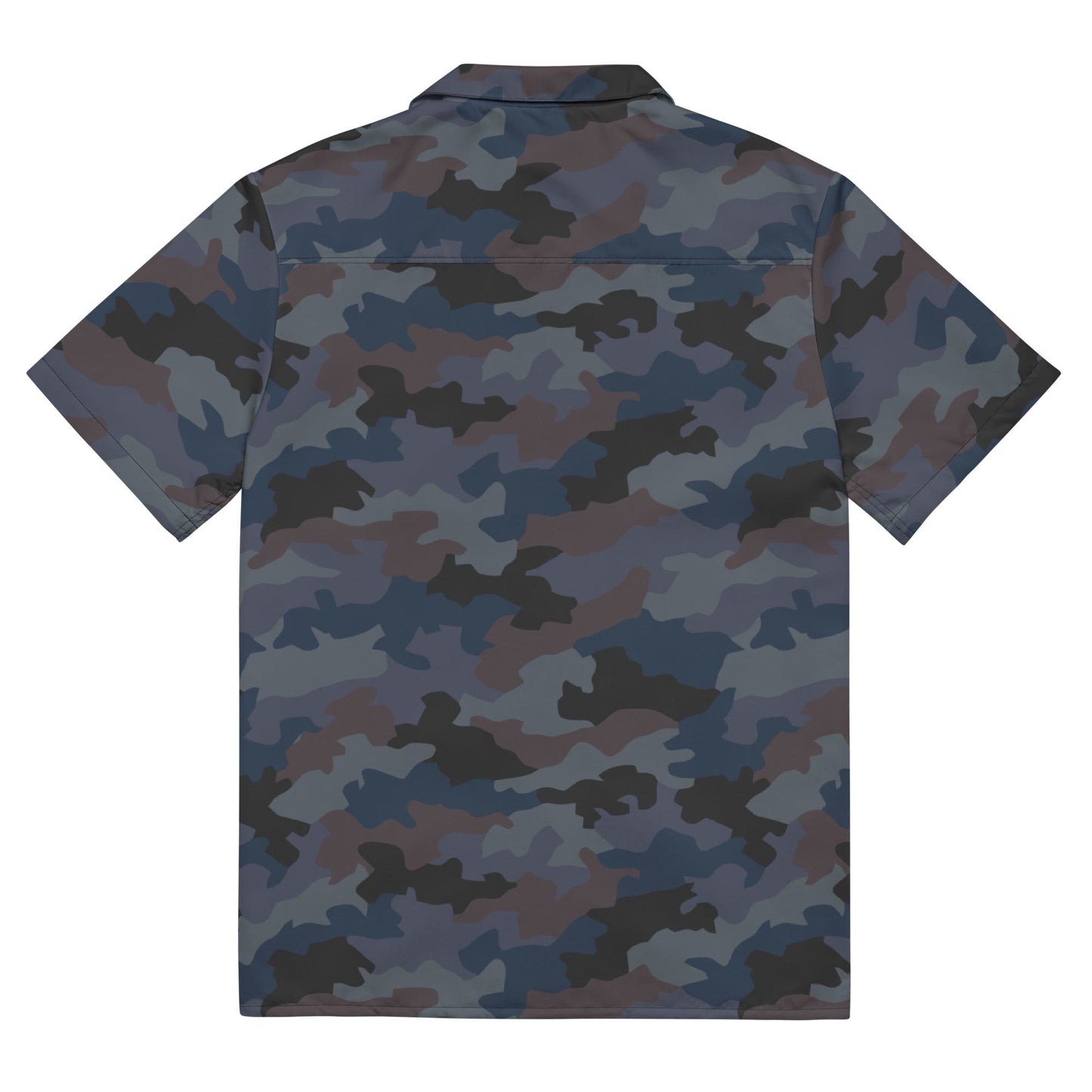 Serbian Oak Leaf Urban CAMO Unisex Short-Sleeve Button Shirt