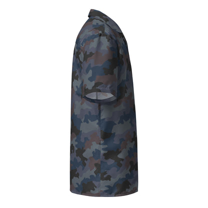 Serbian Oak Leaf Urban CAMO Unisex Short-Sleeve Button Shirt