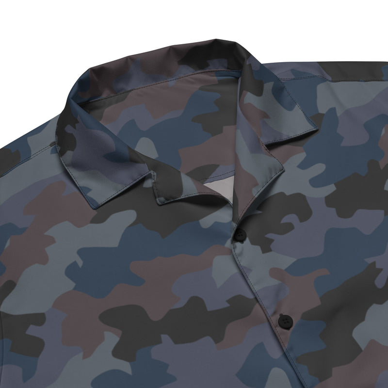 Oak Leaf Serbian Urban CAMO Unisex Short-Sleeve Button Shirt - Button-Up